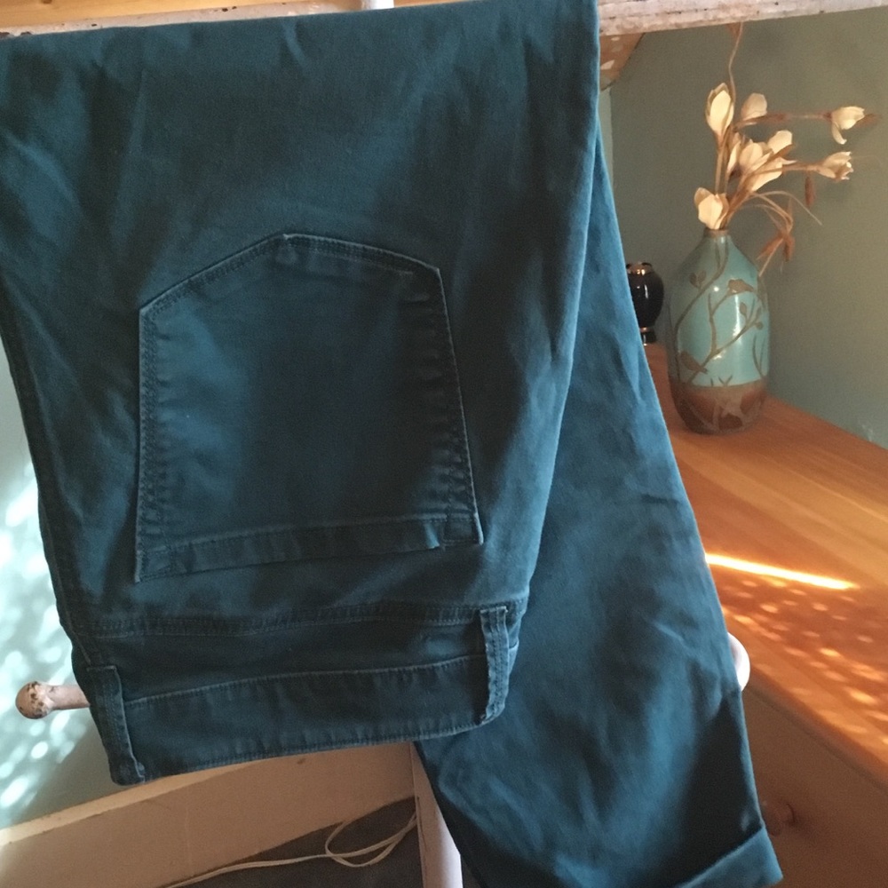 Mossy Green Summery Jean